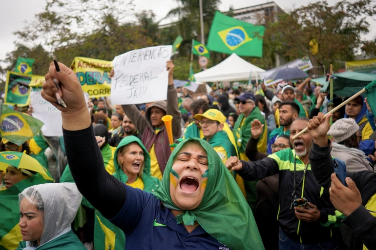 Thousands of Jair Bolsonaro's supporters have joined protests across Brazil, demanding that the country's armed forces help him stay in power after his election defeat to Luiz Inacio Lula da Silva